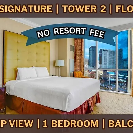 11Th Flr Mgm Signature 1Bed, Strip View, No Fee